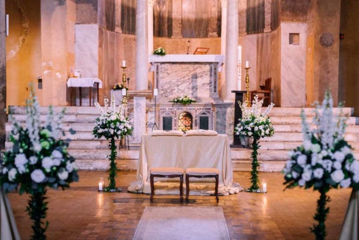 Addobbi in chiesa per il matrimonio - Ecco le linee guida!